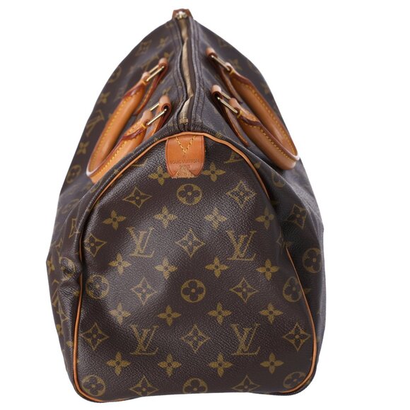 Louis Vuitton Speedy 35 Monogram Handbag M41524 Canvas - Picture 4 of 8